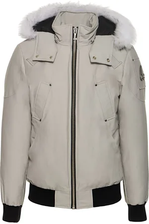 Moose Knuckles Ballistic Cotton Down Bomber W/ Fur Trim