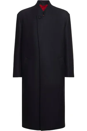 FERRARI Lightweight Wool Blend Long Coat