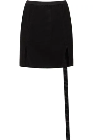 Rick Owens Lido Cotton Corduroy Mini Skirt