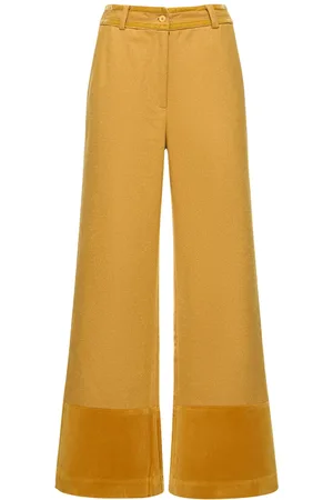 LUKHANYO . MDINGI Belted cotton-twill straight-leg pants