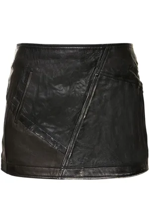 Acne Studios Leather Mini Skirt