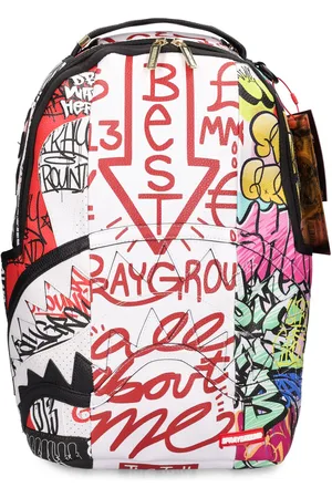 Spider print canvas backpack - SPRAYGROUND - Boys