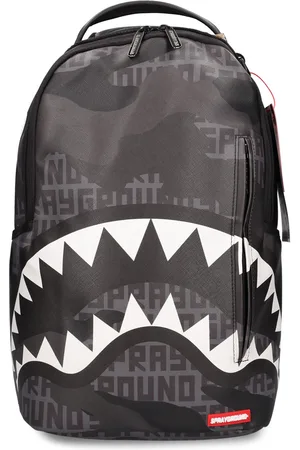 Sprayground Kid logo-patch check-pattern Backpack - Farfetch