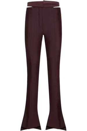 MUGLER Bonded Lycra Flared Pants