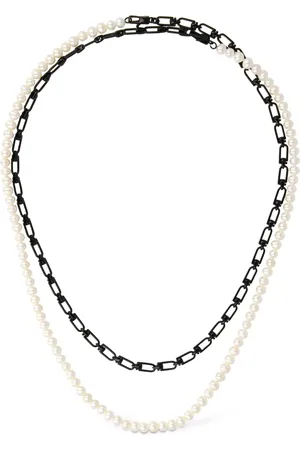 Eera Chain & Pearl Double Reine Necklace