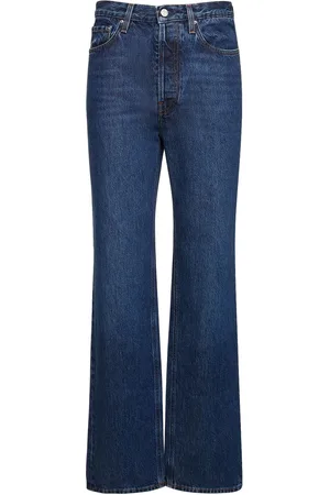 Totême Classic Denim High Rise Straight Jeans