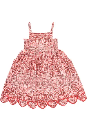 Stella McCartney Woven Cotton Aop Voile Dress