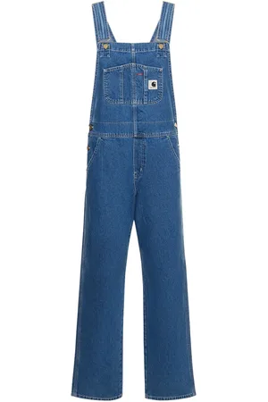 DAPHNE Relaxed Fit Stonewash Dungarees 