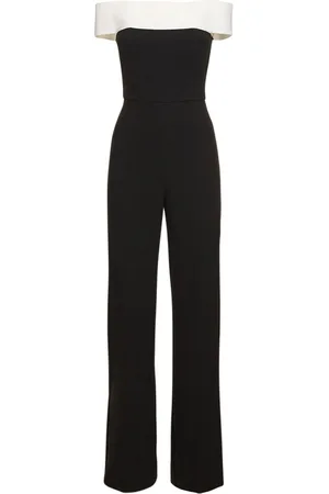 Roland Mouret Off-the-shoulder Stretch Cady Jumpsuit