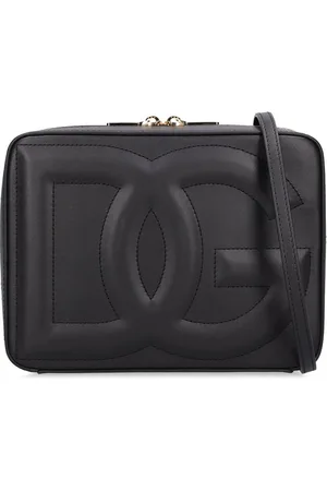 Dolce & Gabbana Large Logo Leather Camera Bag
