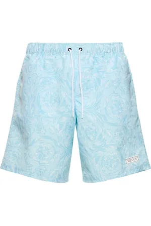 VERSACE Barocco Print Nylon Swim Shorts