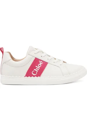 Chloé Leather Lace-up Sneakers