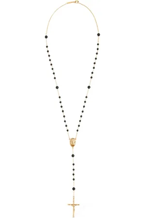 Dolce & Gabbana Plated Rosary Pendant Necklace