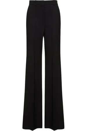 Sportmax Oxalis Stretch Wool Straight Pants