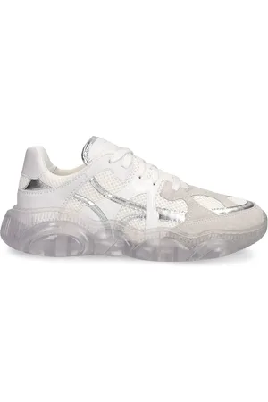 Moschino Mesh & Leather Sneakers
