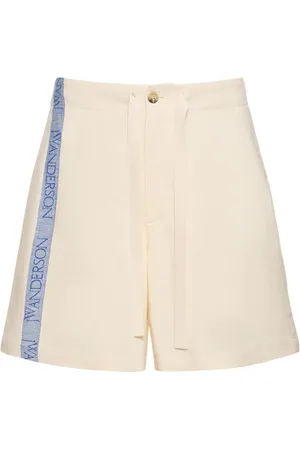 J.W.Anderson Wide Linen & Cotton Shorts