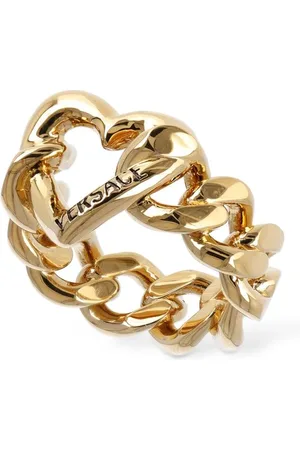 VERSACE Logo Band Ring