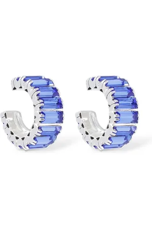 MAGDA BUTRYM Set Of 2 Crystal Baguette Ear Cuffs