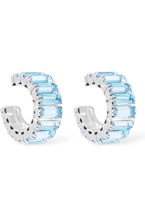 MAGDA BUTRYM Set Of 2 Crystal Baguette Ear Cuffs