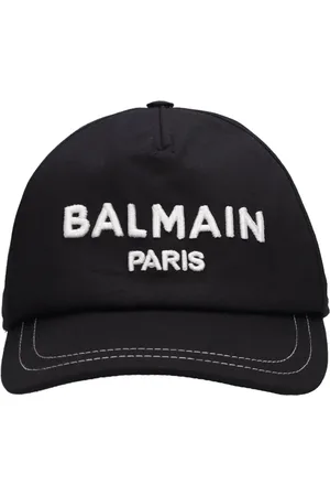 Balmain Cotton Gabardine Baseball Cap