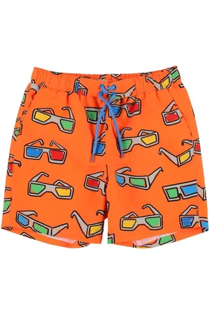 Stella McCartney All Over Print Poly Swim Shorts