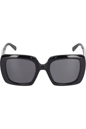 Moncler Blanche Squared Acetate Sunglasses