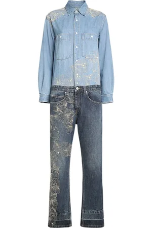 Isabel Marant Imane Cotton Denim Jumpsuit