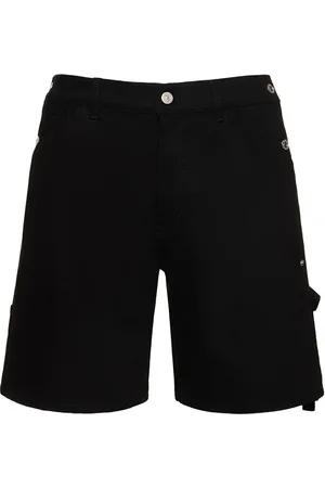 Courrèges Sailor Cotton Denim Shorts