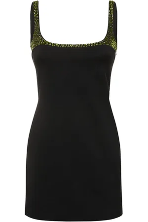 16Arlington Bria Embellished Crepe Mini Dress