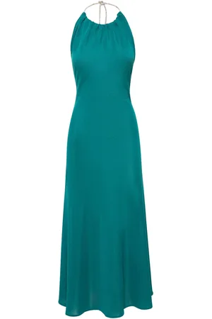 ALEXANDRE VAUTHIER Viscose Knit Halter Neck Long Dress