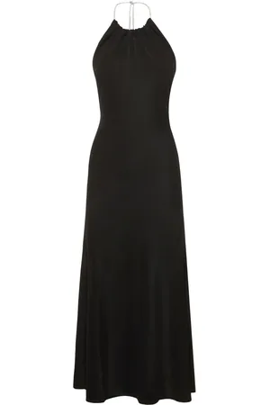 ALEXANDRE VAUTHIER Viscose Knit Halter Neck Long Dress