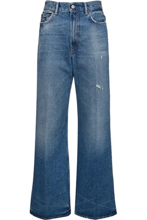 Acne Studios 2022 Wide Leg High Waist Denim Jeans