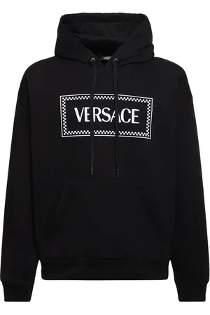 VERSACE Logo Cotton Hoodie