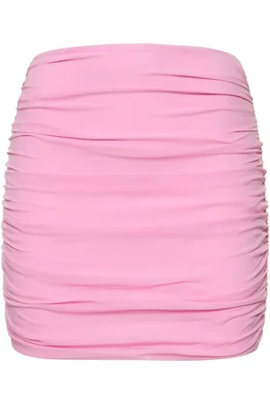 The Andamane Livia Stretch Georgette Mini Skirt