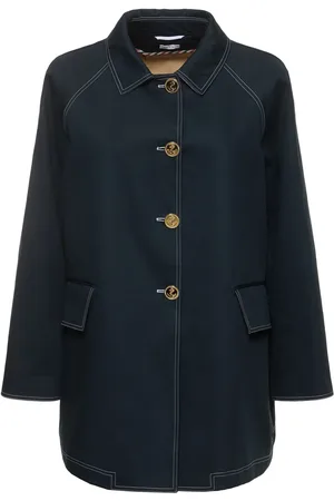 Thom Browne Cotton Mackintosh Short Coat