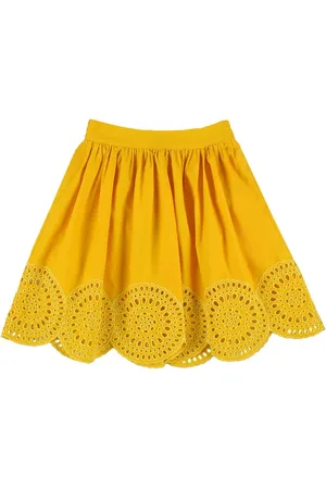Stella McCartney Organic Cotton Poplin Midi Skirt