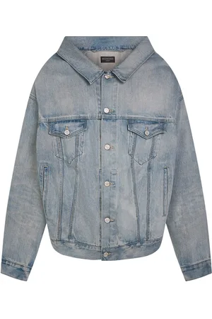 Balenciaga Off-shoulder Cotton Jacket