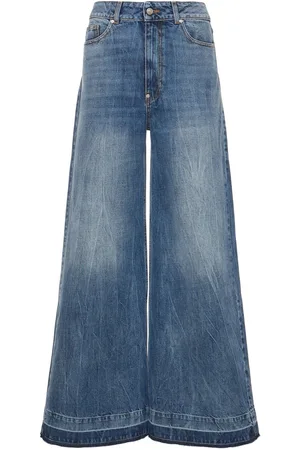 Stella McCartney Denim High Rise Wide Jeans