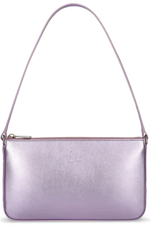 Christian Louboutin Loubila Laminated Leather Shoulder Bag
