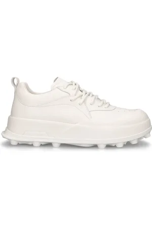 Jil Sander Basket Leather Low Top Sneakers