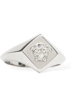 Versace Sphere logo-engraved Ring - Farfetch