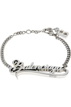 Balenciaga Typo Valentine Brass Bracelet