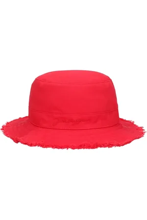 Jacquemus Logo Cotton Bucket Hat