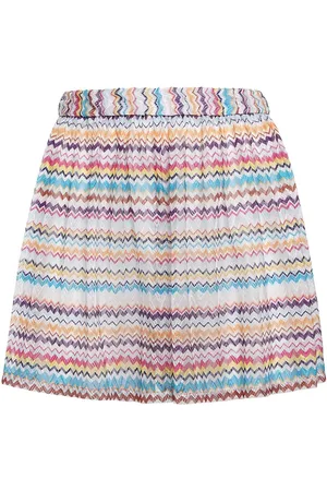 Missoni Striped Chevron Mini Shorts