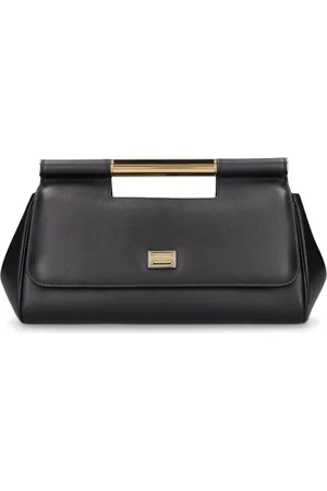 Dolce & Gabbana Sicily Elongated Leather Top Handle Bag