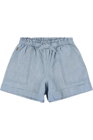 Paolo Pecora Kids elasticated-waist striped shorts - Blue