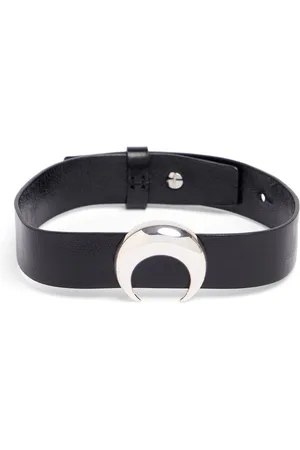 Marine Serre Leather Moon Choker