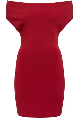 Jacquemus La Robe Cubista Rib Knit Mini Dress