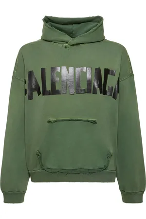 Balenciaga Logo Gaffer Type Vintage Cotton Hoodie