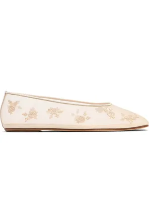 MAGDA BUTRYM 10mm Embroidered Ballerina Flats